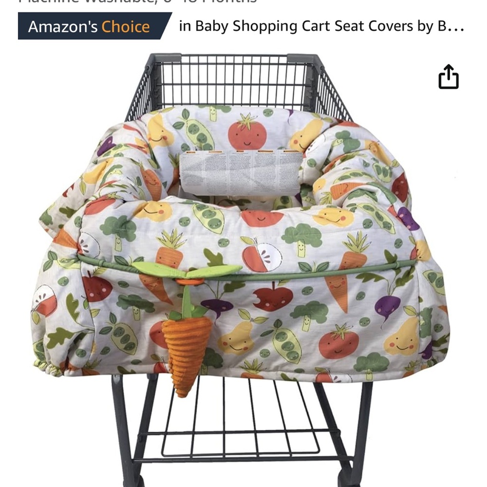 Boppy Shopping Cart and High Chair Cover